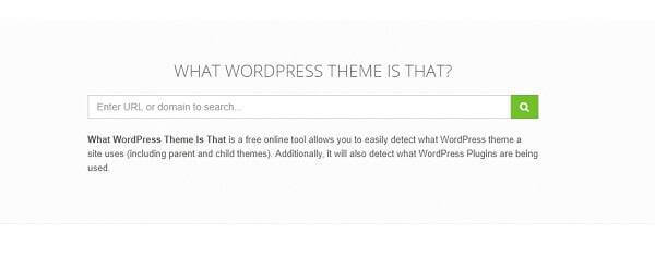 how to detect wp theme whatthemeisthat