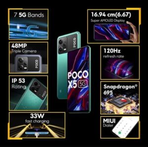 POCO X5 5G ANDROID SMARTPHONE